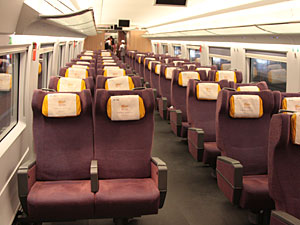 滬寧城際列車の切符